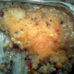 A picture of Hamburger/Corn Bake.