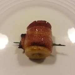 A picture of Bacon Wrapped Bananas.