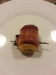 A picture of Bacon Wrapped Bananas.