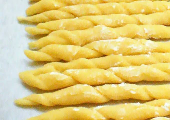 Simple Way to Prepare Speedy Easy Homemade Fresh Pasta No. 9  (Trofie)