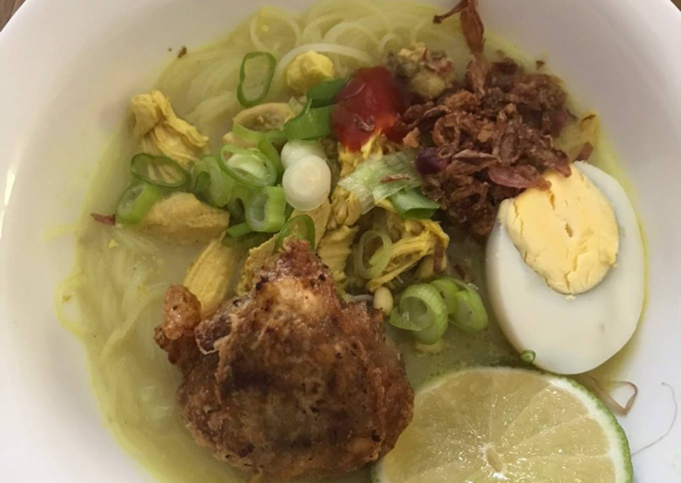 Soto ayam Bersantan