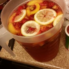 A picture of Passion Fruit Tea Sangria.