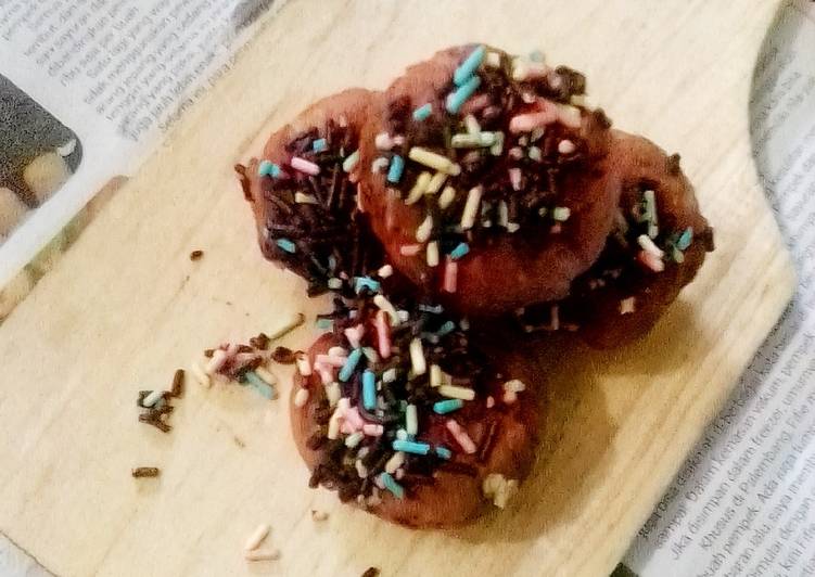 Bola donat maizena coklat🍩🍫