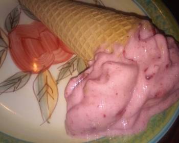 Easy Making Recipe Strawberry Banana Ice Cream Delicious Nutritious