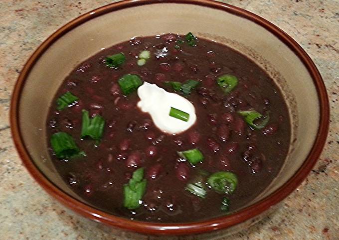 Veggie Black Bean Soup recipe main photo