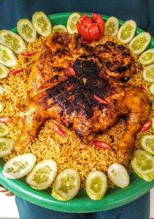 Foto resep Nasi Kebuli vs Ayam Panggang
