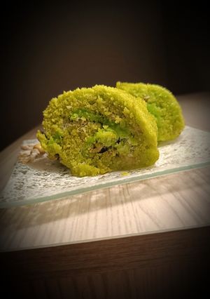 Foto resep Bolu Gulung Pandan Isi Bubur Sumsum Pandan Ala Mbak Sari's Kitchen