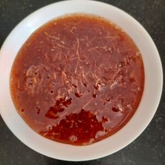 A picture of Raw mango chunda instant.
