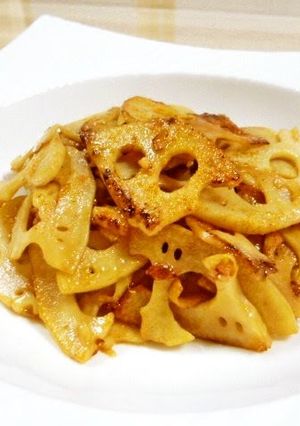 A picture of Easy Yummy Garlic Lotus Roots.