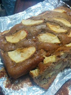 A picture of Apple bread.