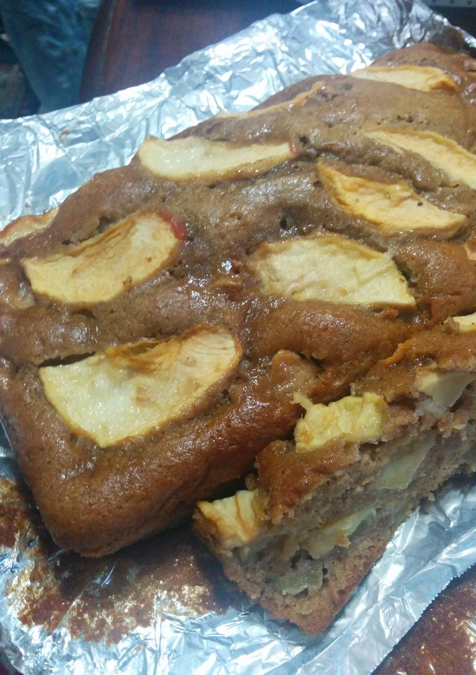 A picture of Apple bread.