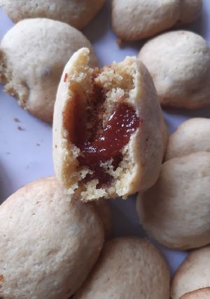Una foto de Galletas rellenas de bocadillo de guayaba