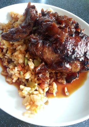 A picture of Weezy's Slow Cooked Chicken Adobo!.
