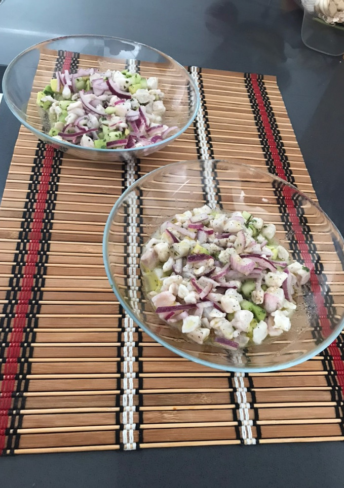 Una foto de Ceviche de dorada
