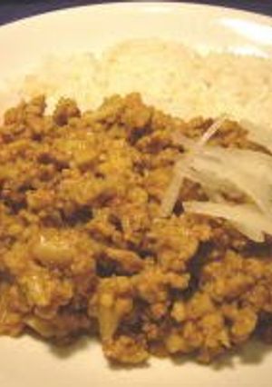 A picture of Cauliflower Keema Curry.