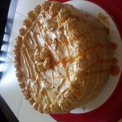 A picture of Twix Cake.