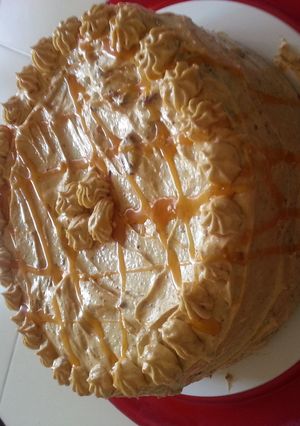 A picture of Twix Cake.