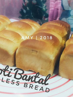 Foto resep Eggless Bread (roti tanpa telur, roti bantal) lembut simpel 😍