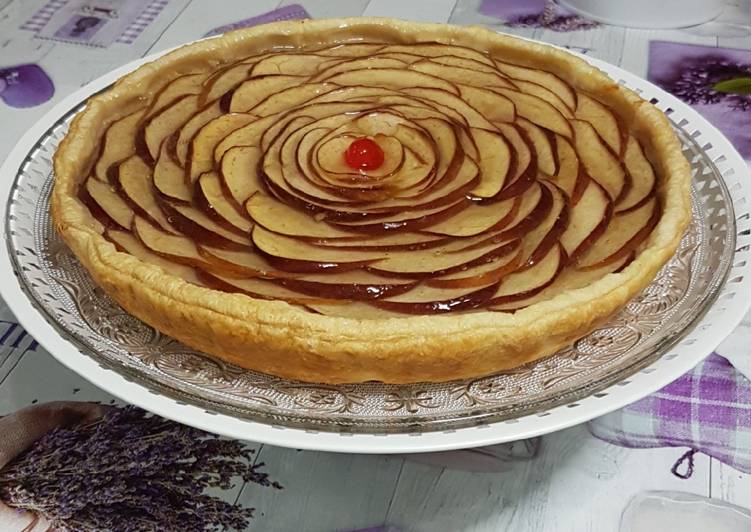Tarta de manzana roja 🍎