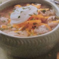 A picture of Taste of Home White Bean Chicken Chili.