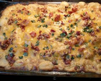 How To Serving Recipe Cheesy Ranch Potatoes Savory Delicious