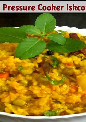 A picture of Iskcon Khichdi Recipe | Janmashtmi Special Recipe.