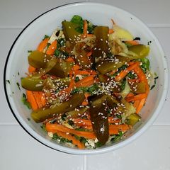 A picture of Veggie/Tofu Salad (Lactose Intollerant Friendly/Treenut Allergy Safe).