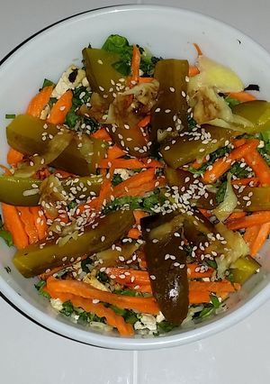 A picture of Veggie/Tofu Salad (Lactose Intollerant Friendly/Treenut Allergy Safe).