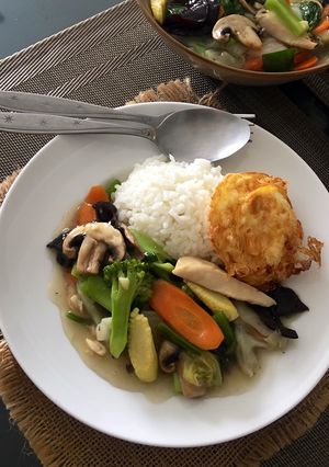 Foto resep Nasi Capcay ayam special