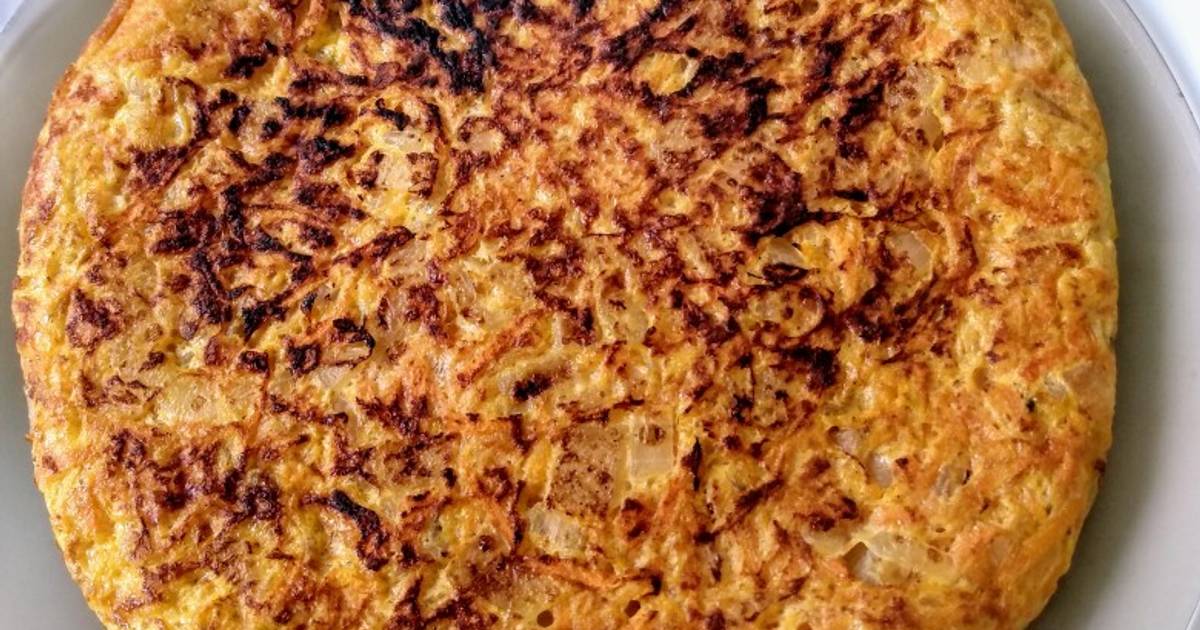 Tortilla de zanahorias, cebolla y queso 🥕🥕🥕 Receta de Flor 🌼 Cookpad