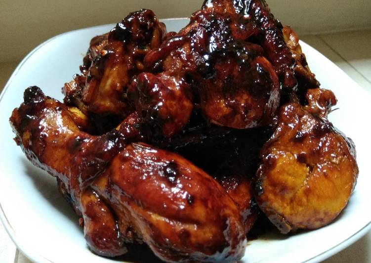 Resep Ayam Barbeque Simple (BBQ) oleh Trianna - Cookpad