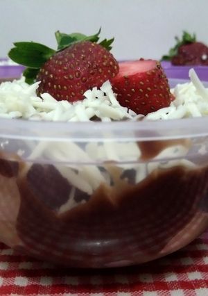 Foto resep Fruit Salad Chocolate Dressing
