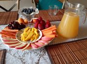 Una foto de jugó de fruta
