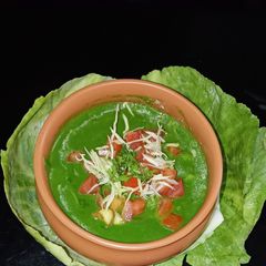 A picture of Cabbage Spinach Handi.