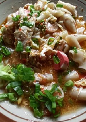 Foto resep Makaroni kuah seblak pedas