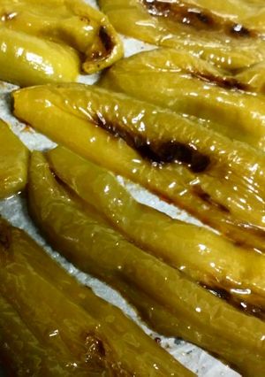 Una foto de Pimientos italianos al horno