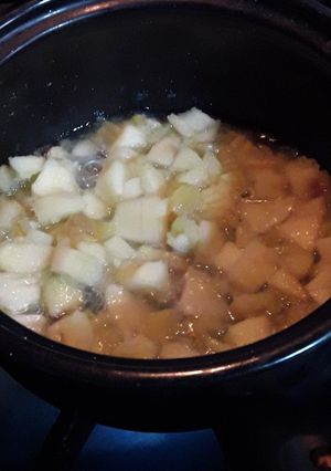 Una foto de Mermelada de manzana