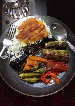 عکسی از دستور ته ديگ