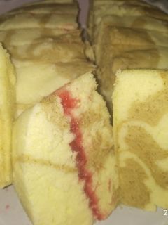 Foto resep Bolu zebra lembut nan ekonomis