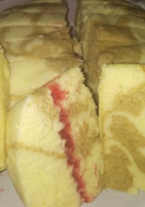 Foto resep Bolu zebra lembut nan ekonomis