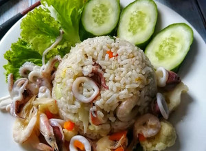 Gambar Nasi Goreng Seafood Ala Chinese