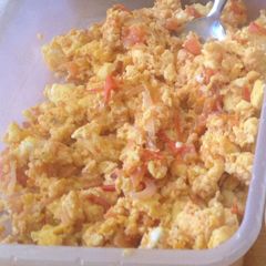 A picture of Scrambled eggs.