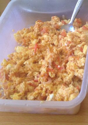 A picture of Scrambled eggs.