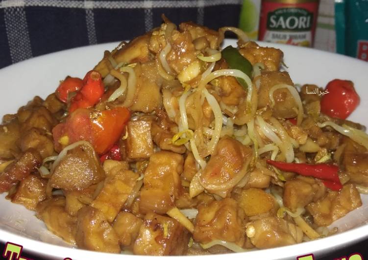 61. Tumis Terong Tempe Toge (4Tππ)