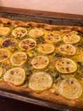 Tarta exquisita de vegetales
