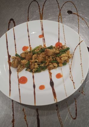 Foto resep Pad kra pao ayam kemangi thailan