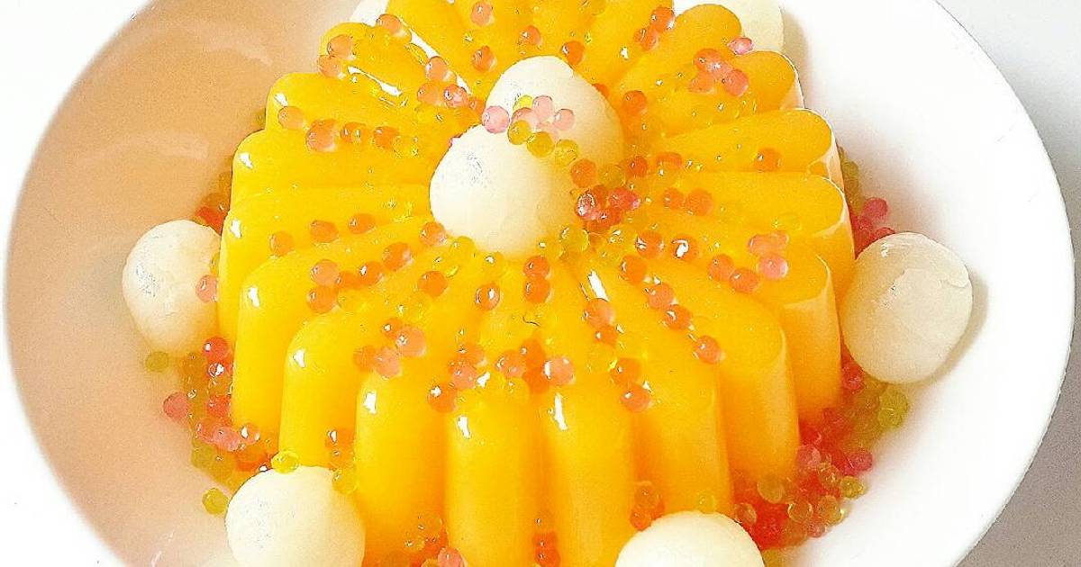 Resep Orange Jelly Pudding/Jelly Jeruk🍊 oleh imelda Cookpad