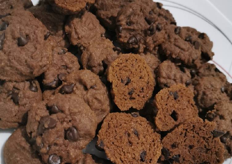 Resipi Biskut Coklat Chip Oleh Mama Esya Cookpad