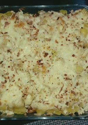 A picture of Baked Cheesy Pasta.