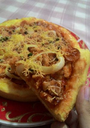 Foto resep Eggless pizza